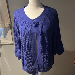 Cato Purple Knit Cardigan